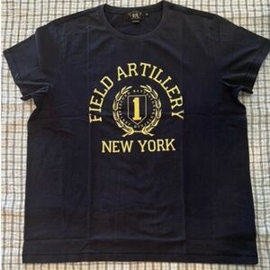 RRL Rare Graphic T-shirt Size: L Men Navy